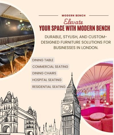 Modern Bench - Website Mobile Banner